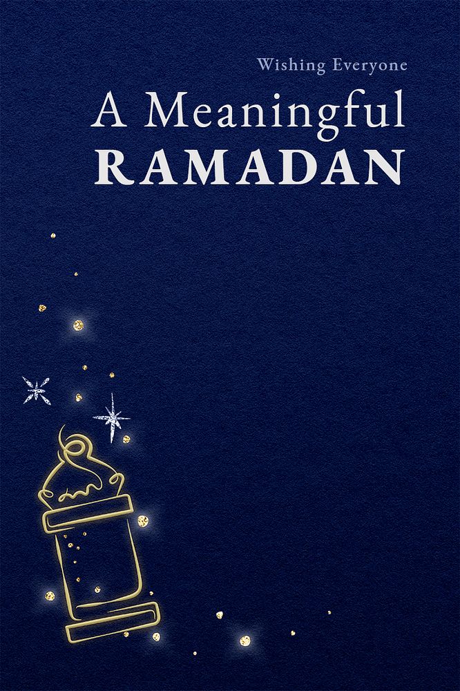 Editable ramadan template psd for social media post with minaret