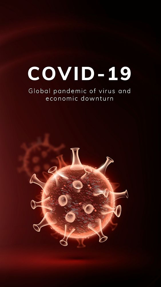 Covid-19 global pandemic template psd health crisis social media story