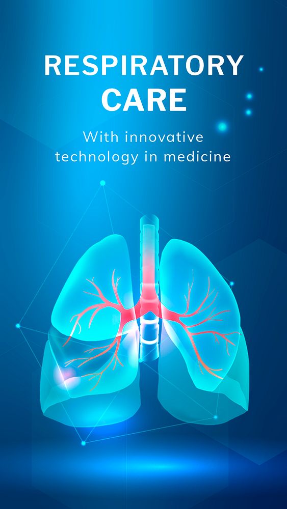 Respiratory care technology template psd