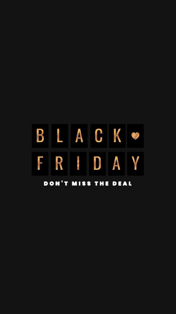 Black Friday psd golden metallic text sale announcement banner