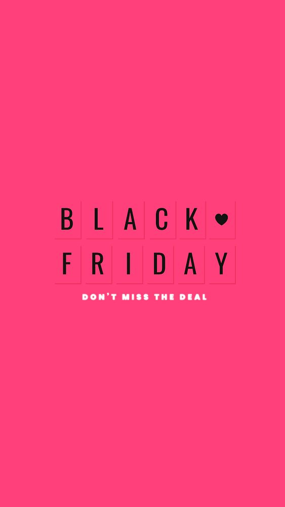 Pink Black Friday psd sale advertisement social banner