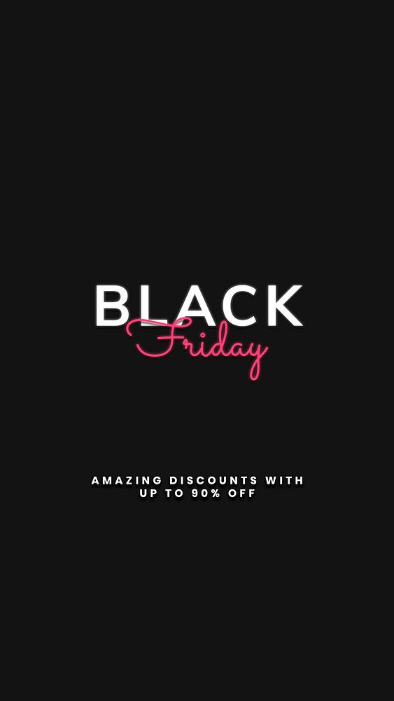 Black Friday psd 90% off social ad promotional banner template