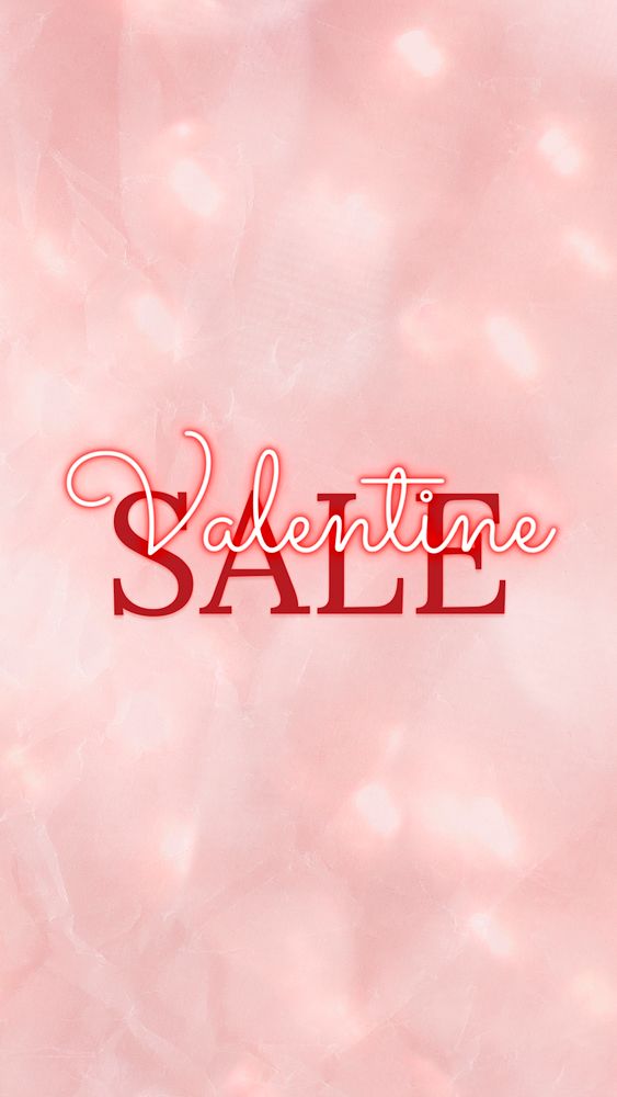 Valentine&rsquo;s sale editable template psd for social media story