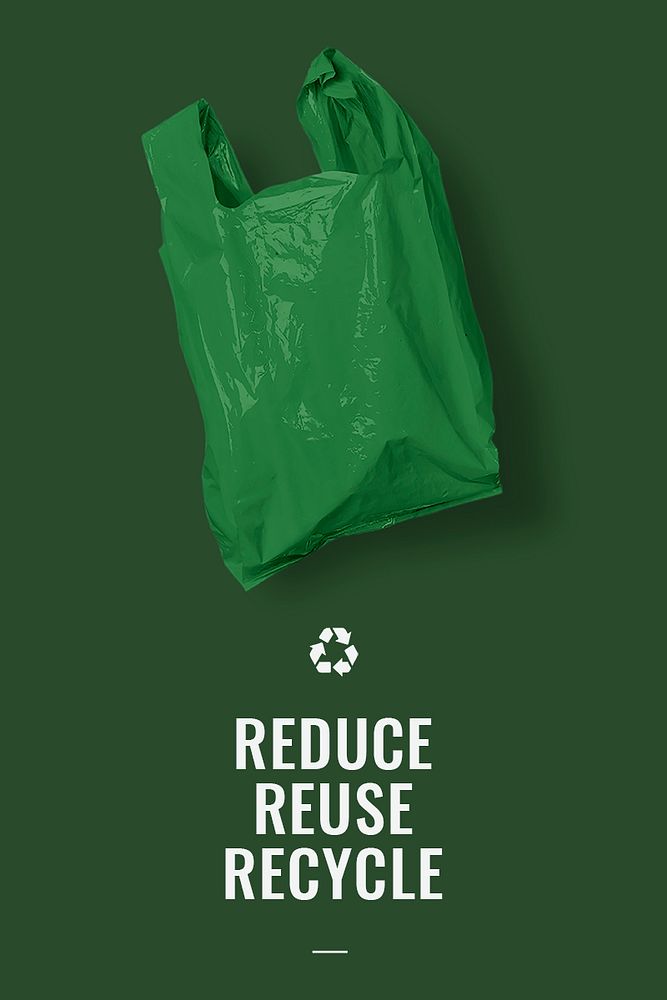 Recycle campaign template psd stop plastic pollution for waste management