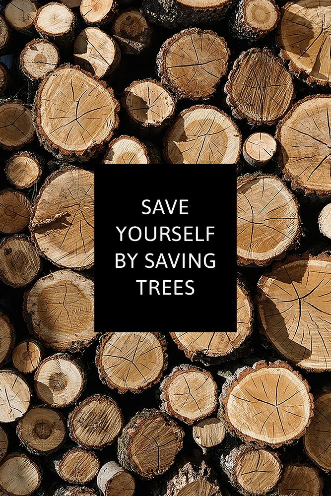 Environment awareness template psd reforestation campaign