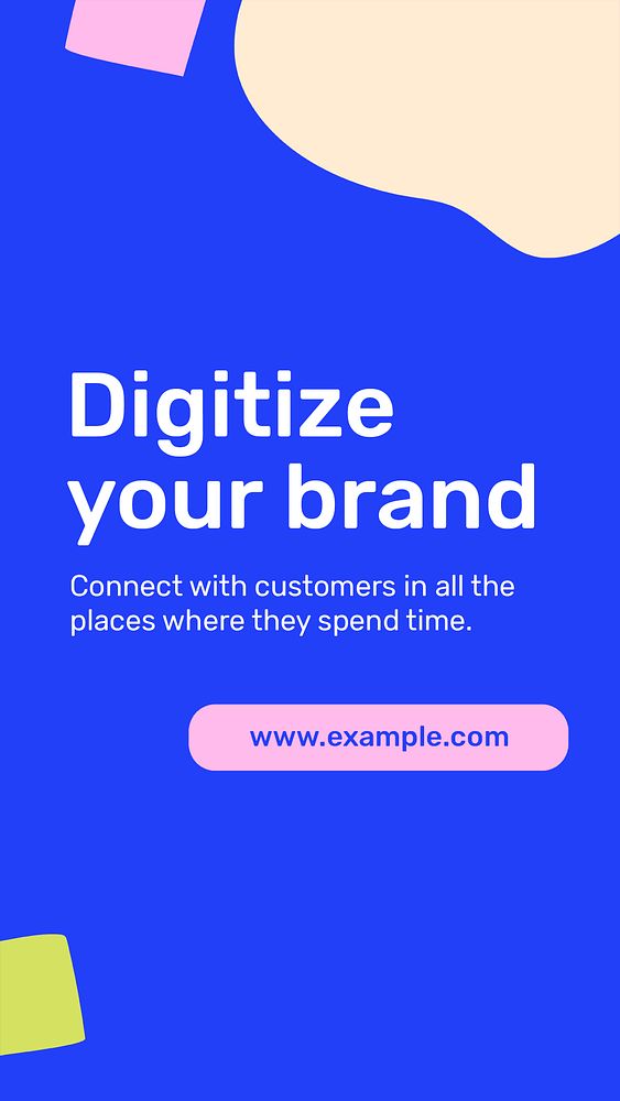 Editable digital marketing social media story template, pop color ad post psd