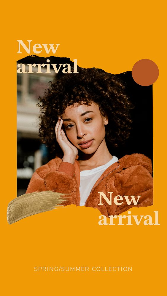 New arrival template, Instagram urban fashion ad psd