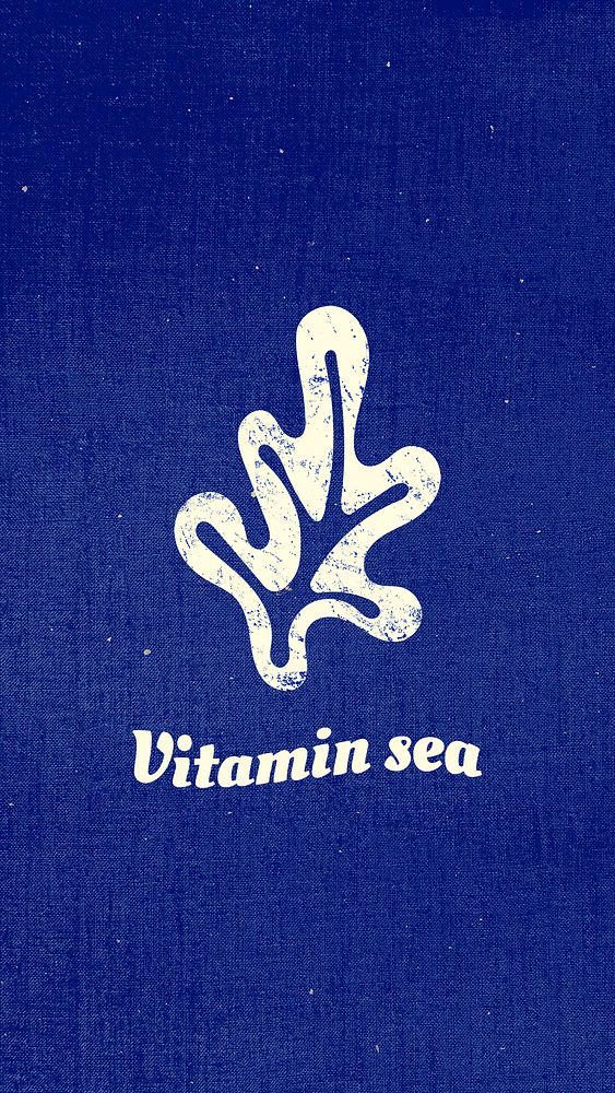 Ocean quote Instagram story template, marine life design psd, vitamin sea