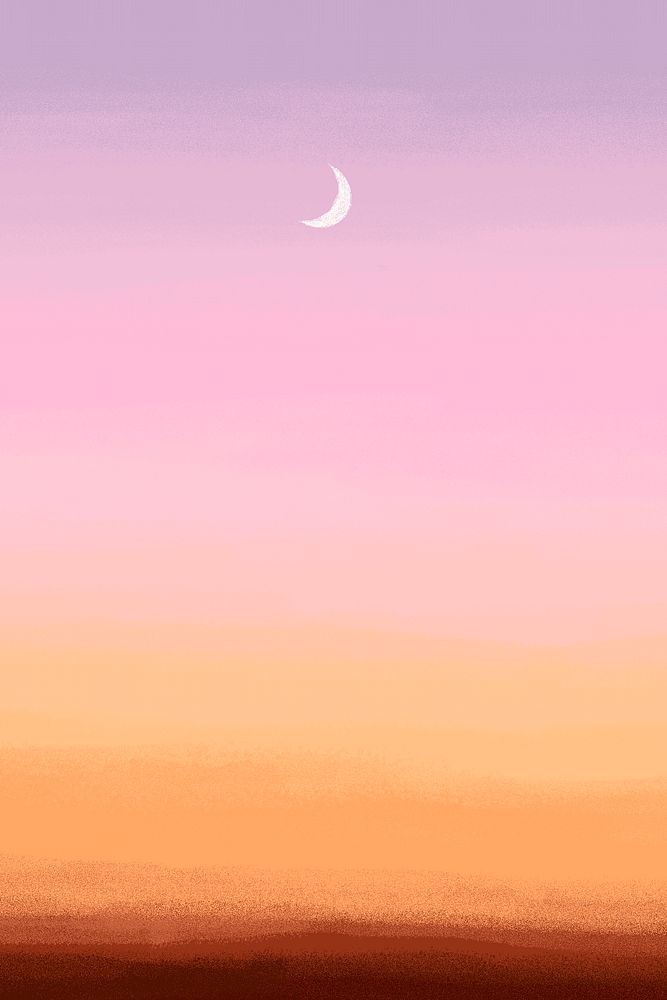 Minimal nature background, aesthetic sunset design