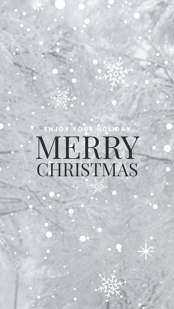 Christmas mobile wallpaper template psd