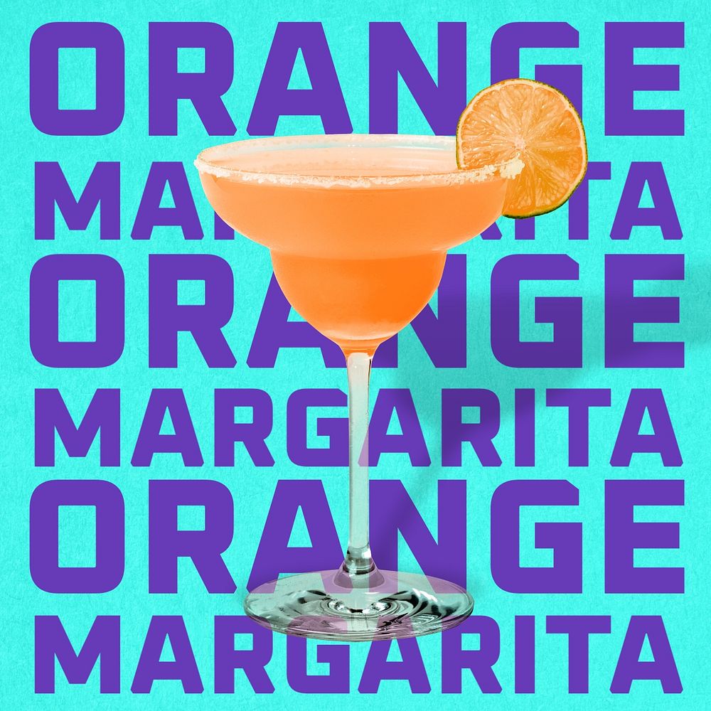 Margarita menu Instagram post template