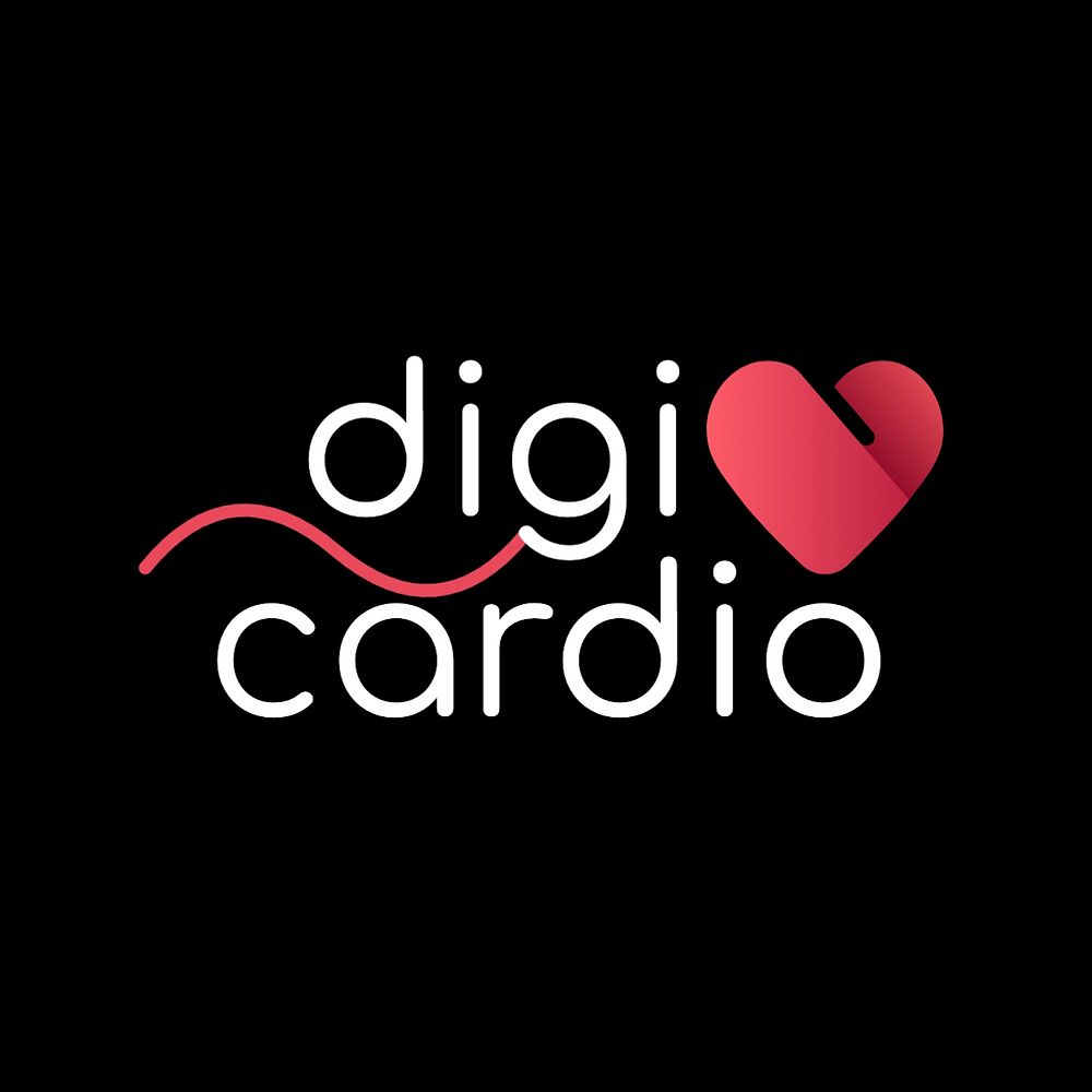 Cardio logo template, editable design