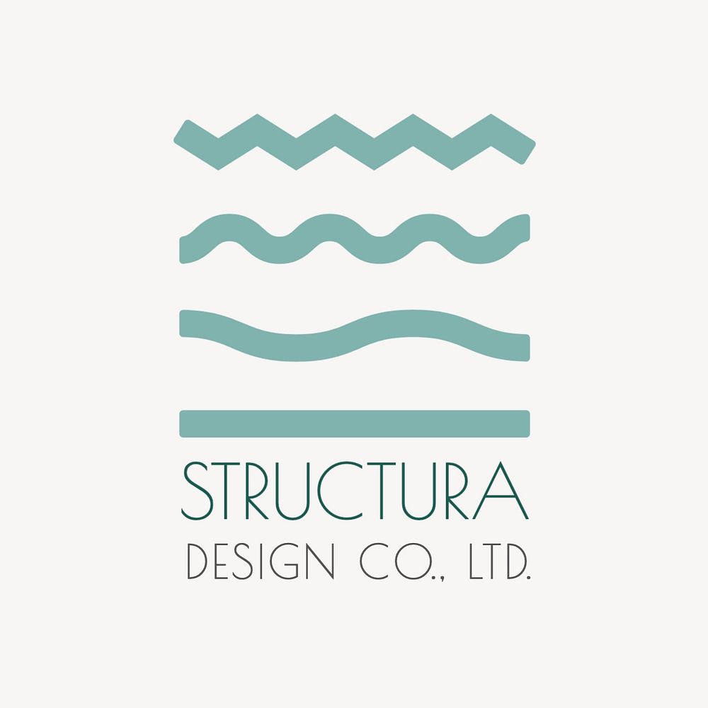 Design company logo template, editable design