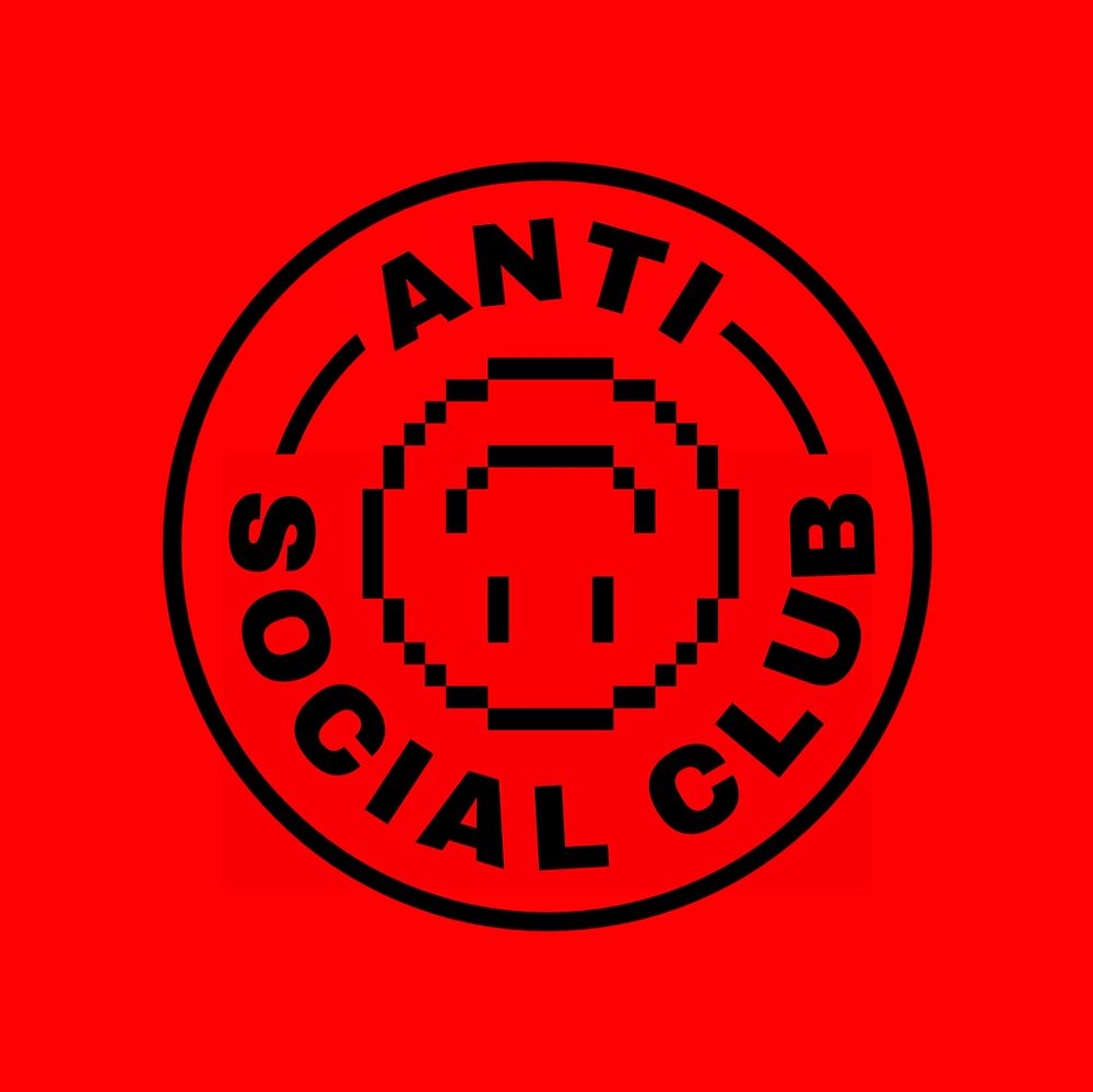 Social club logo template, editable design