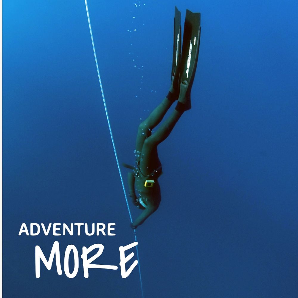 Adventure more Instagram post template, editable text