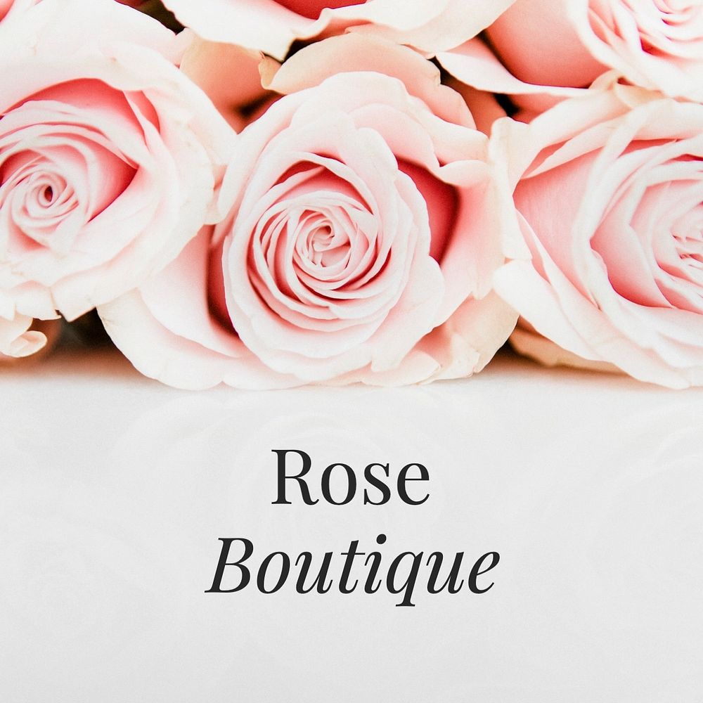 Rose Boutique Instagram post template