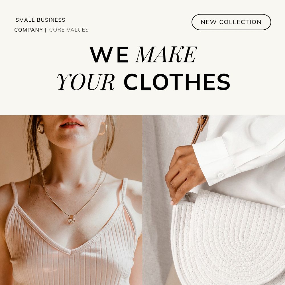 Women's fashion Instagram post template