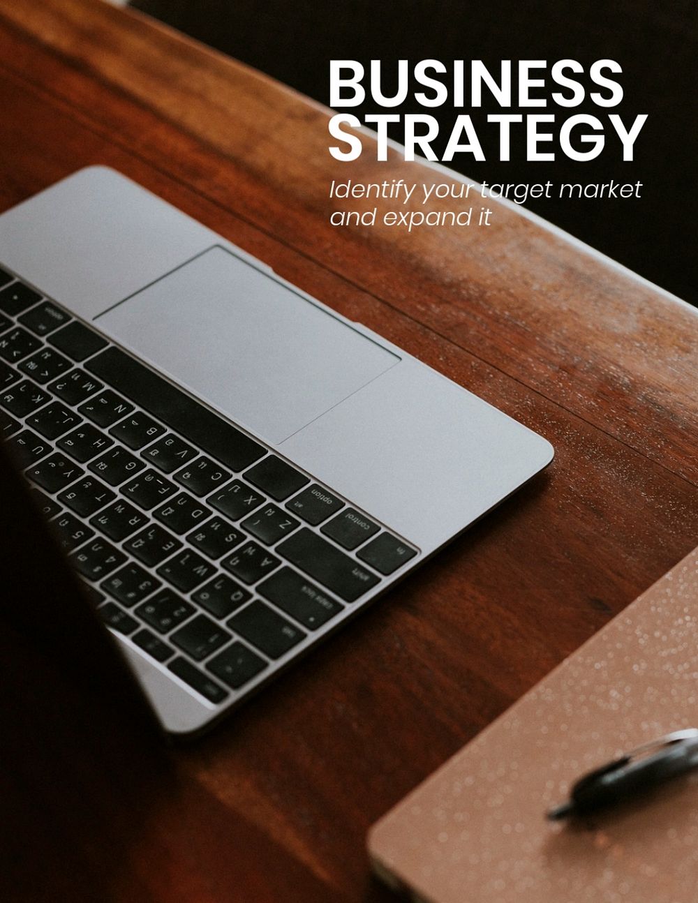 Business strategy flyer editable template, modern design