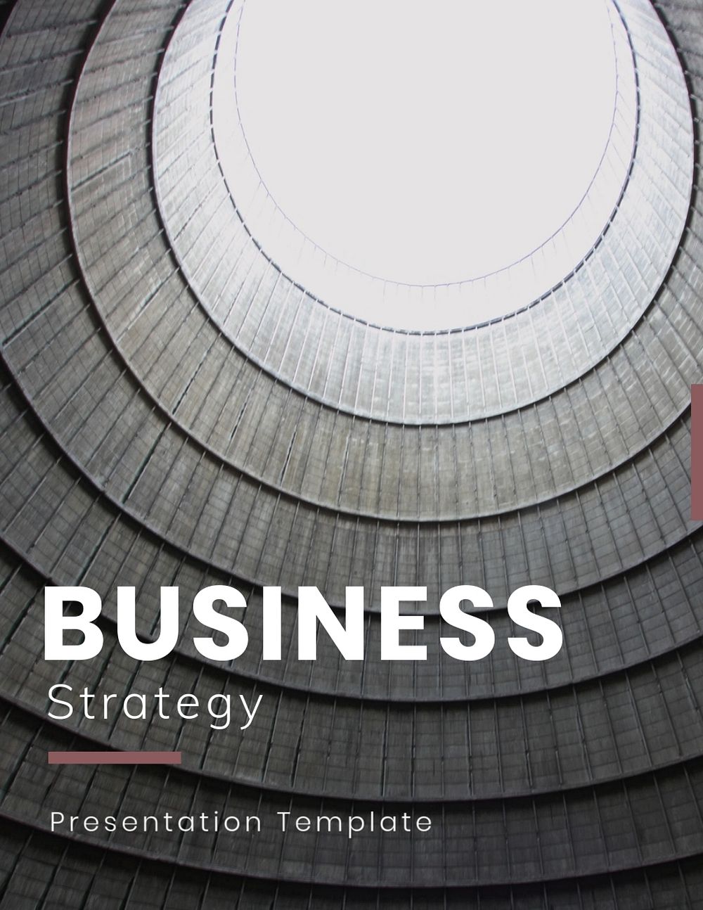Business strategy flyer editable template, modern design