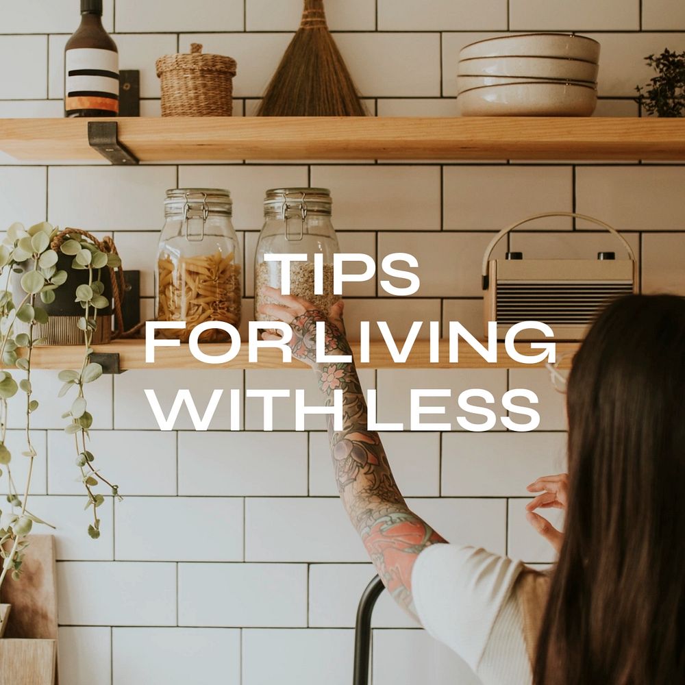 Minimalist living Instagram post template, editable brown design