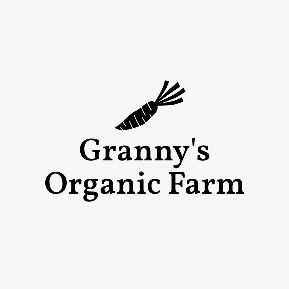 Food & drink business logo template, editable design