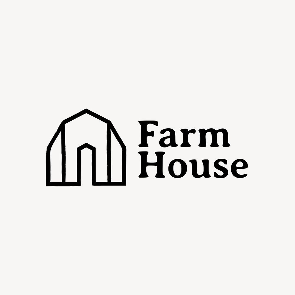 Food & drink business logo template, editable design