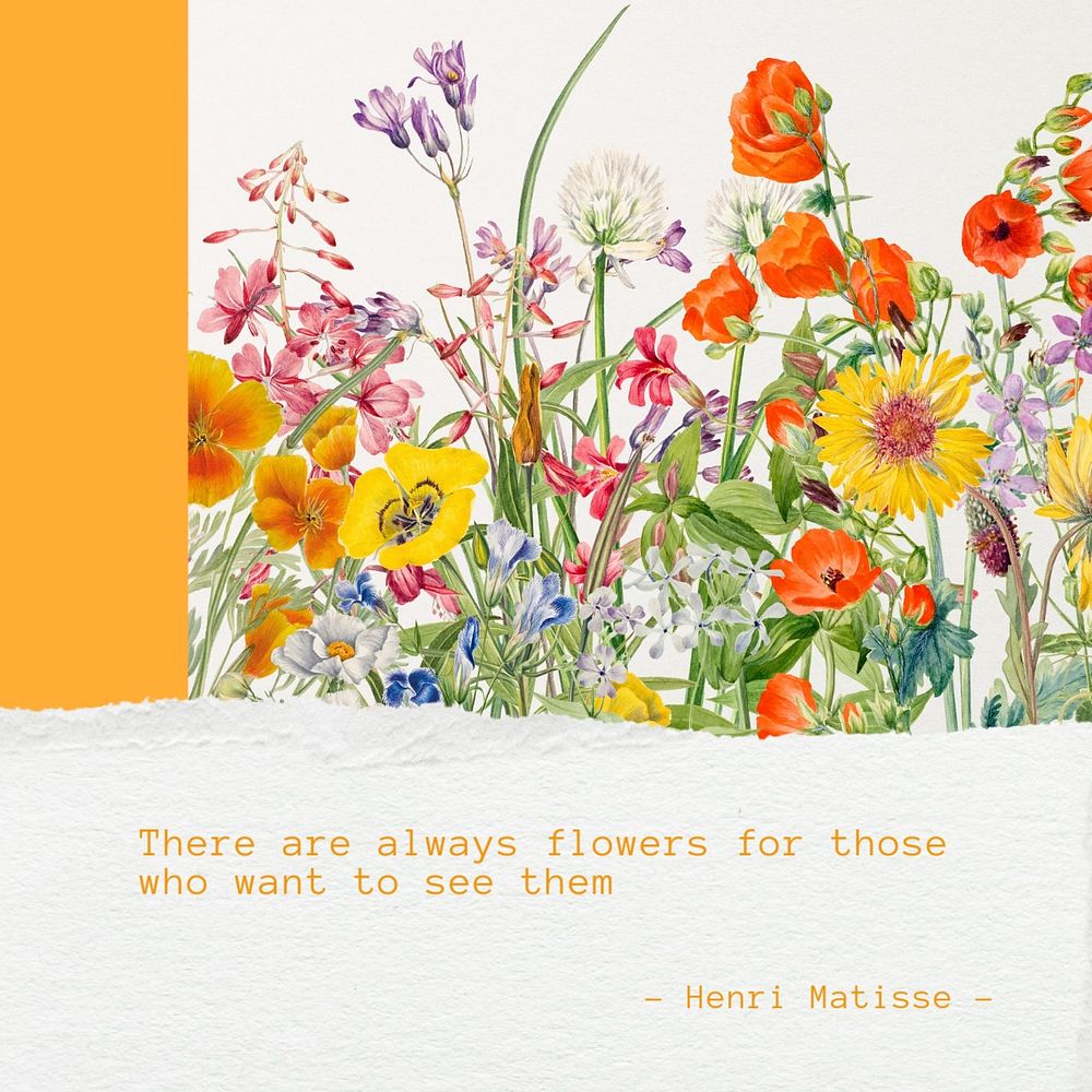 Henri Matisse quote Instagram post template, editable text