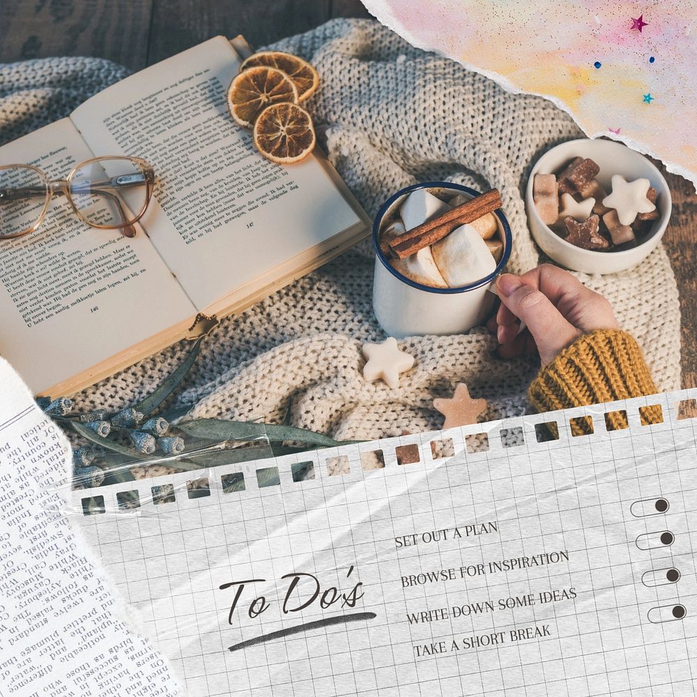 To do's list post template, editable social media design