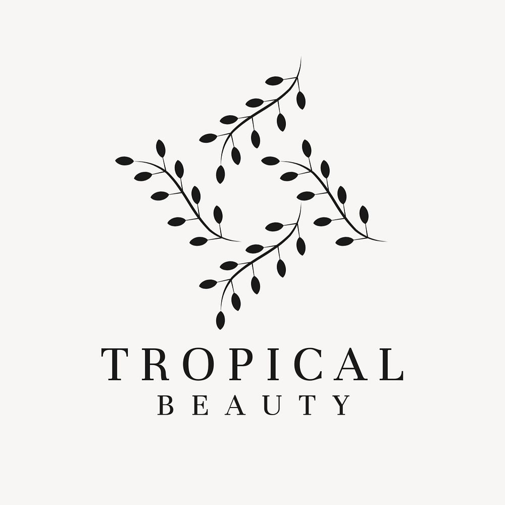 Aesthetic business logo template, creative editable design