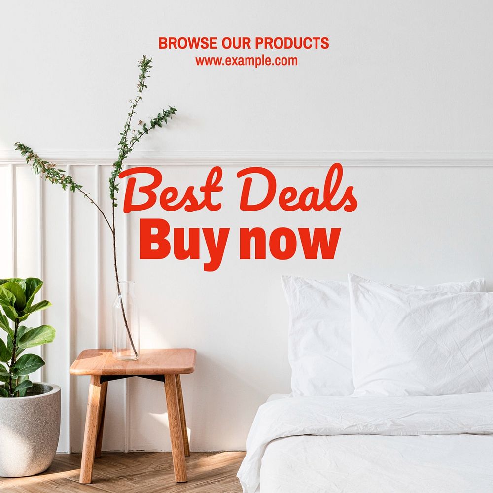 Best deals Instagram post template