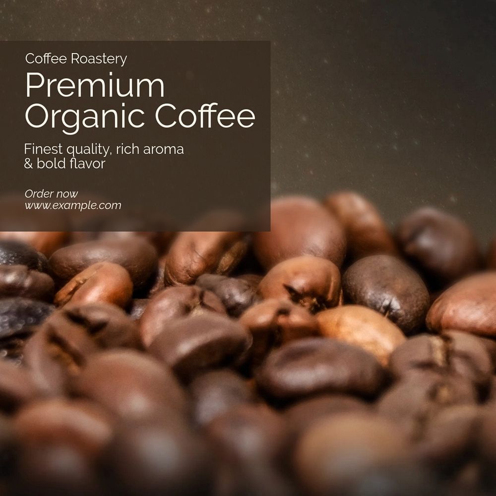 Premium organic coffee