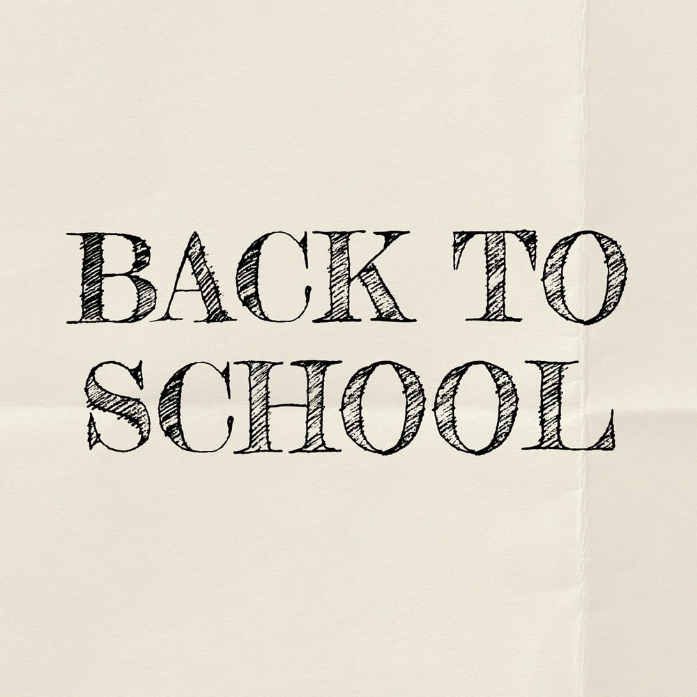 Back to school  Instagram post template, editable text