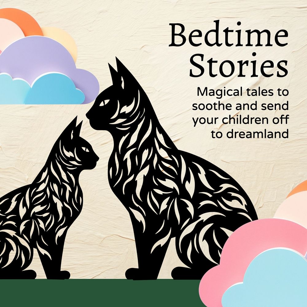 Bedtime stories Instagram post template