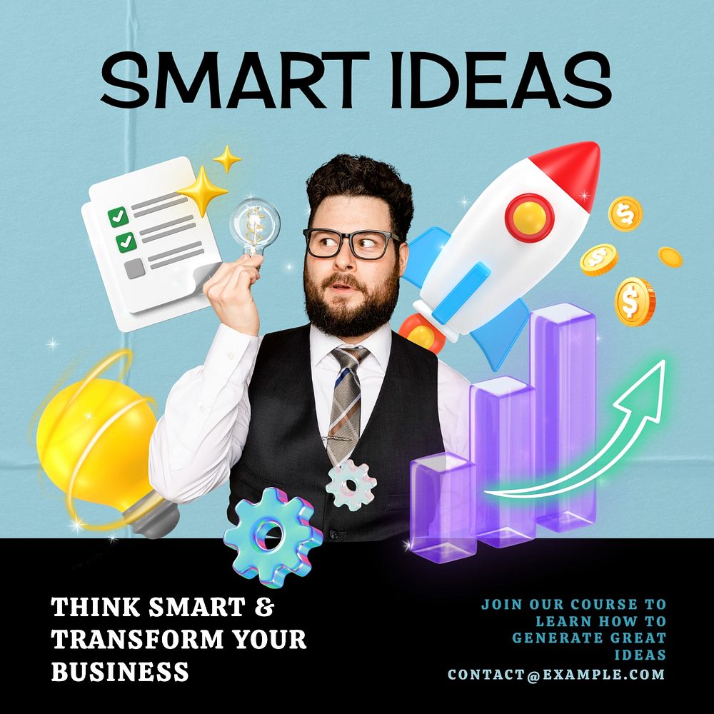 Smart ideas Instagram post template