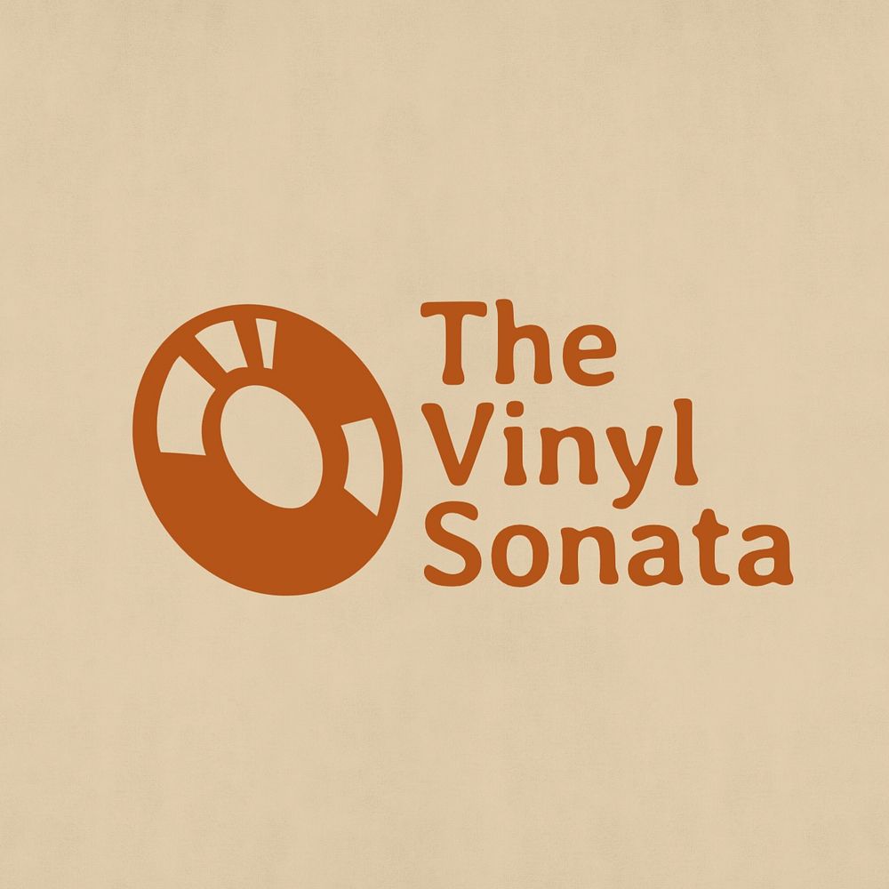 Vinyl logo template design