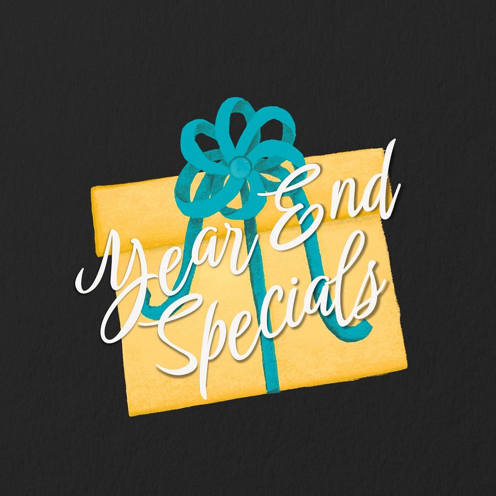 Year end specials Instagram post template