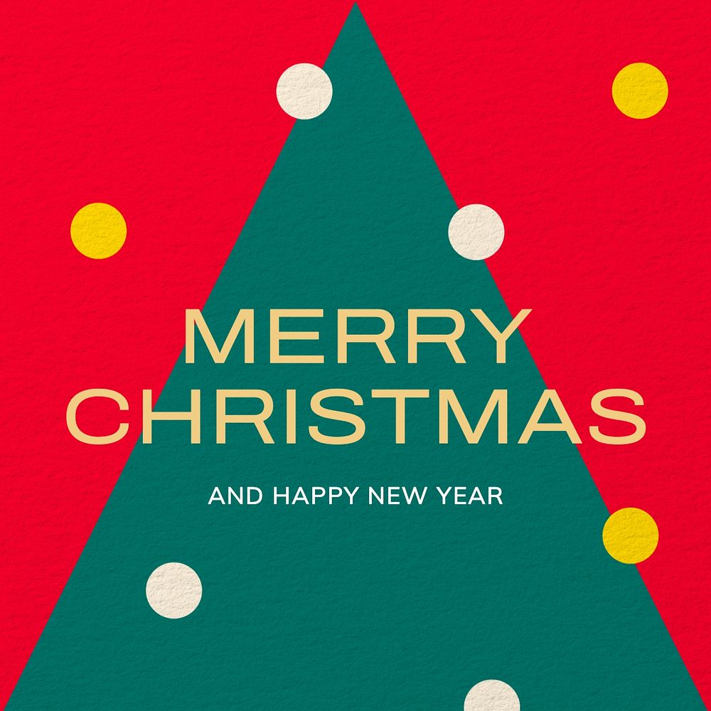 Merry Christmas Instagram post template | Premium Editable Template ...