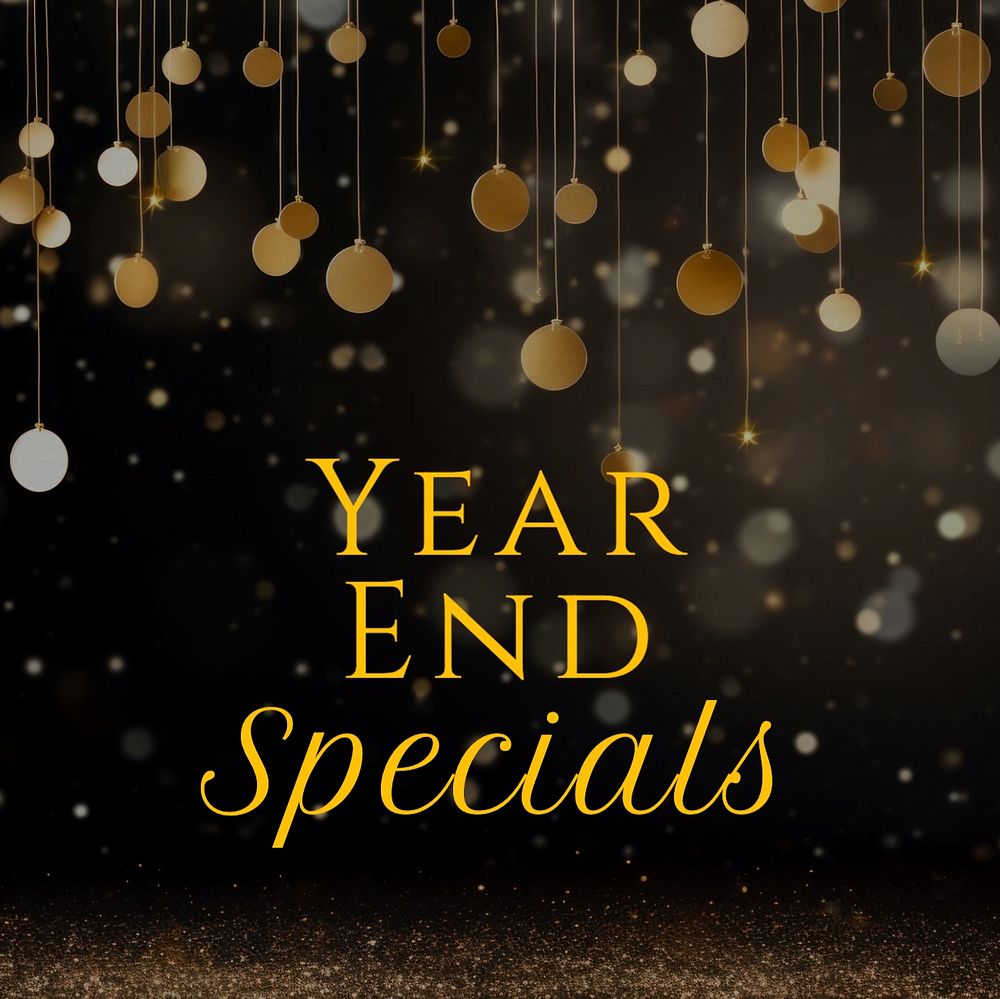 Year end specials Instagram post template