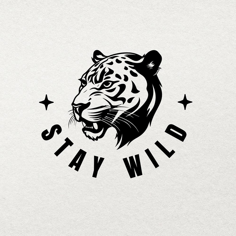 Wildlife business logo template