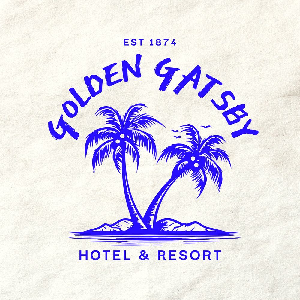 Hotel resort logo business logo template