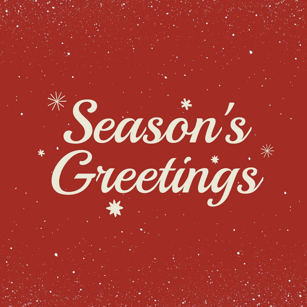 Seasons greetings Instagram post template