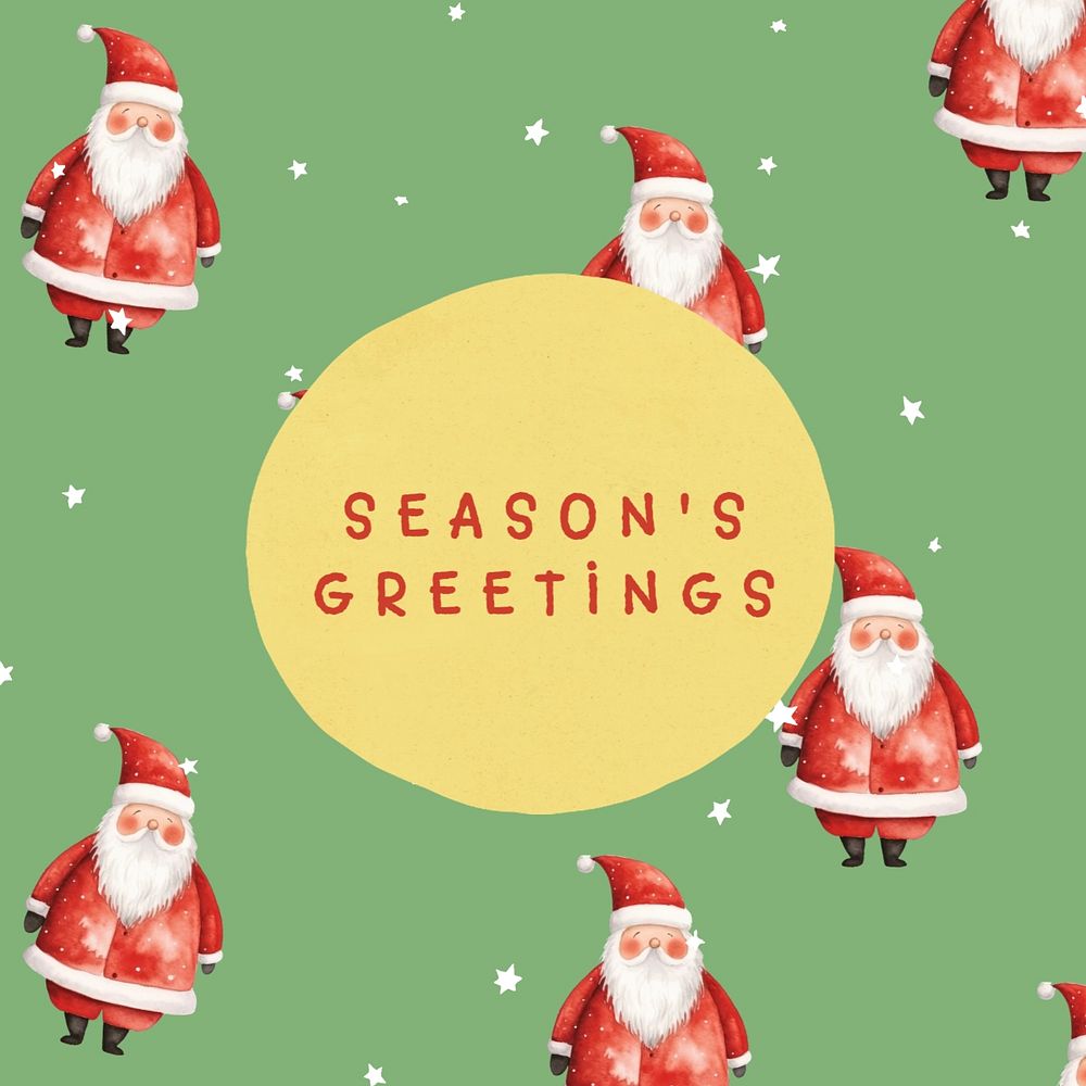 Seasons greetings Instagram post template