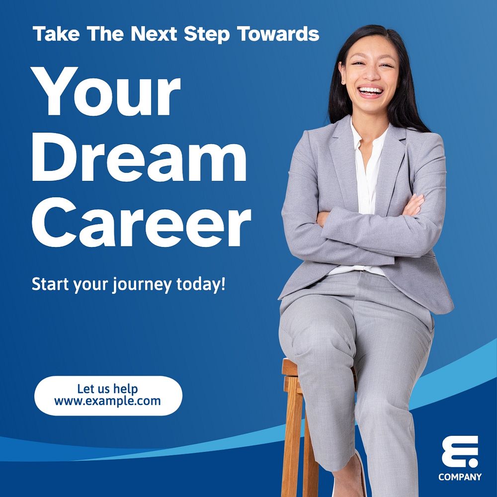 Dream career Facebook post template