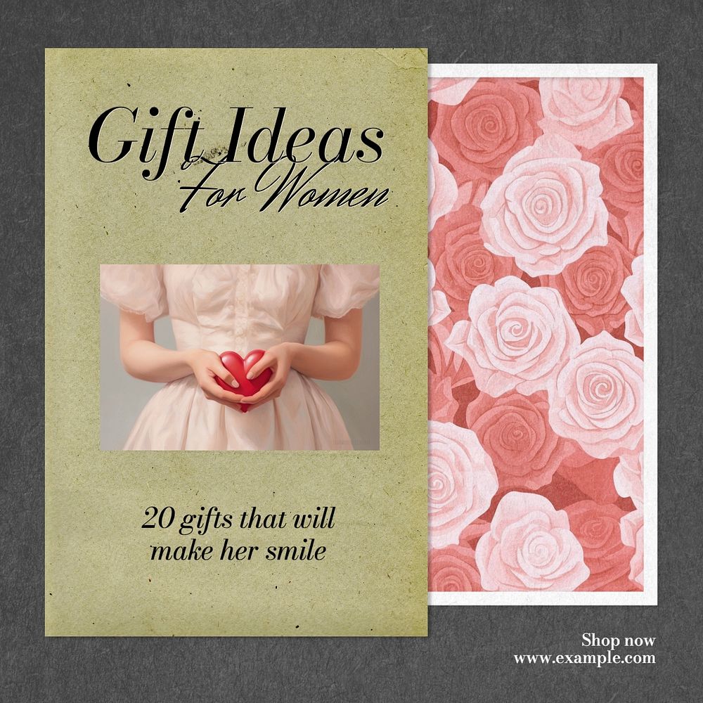 Gift ideas Facebook post template