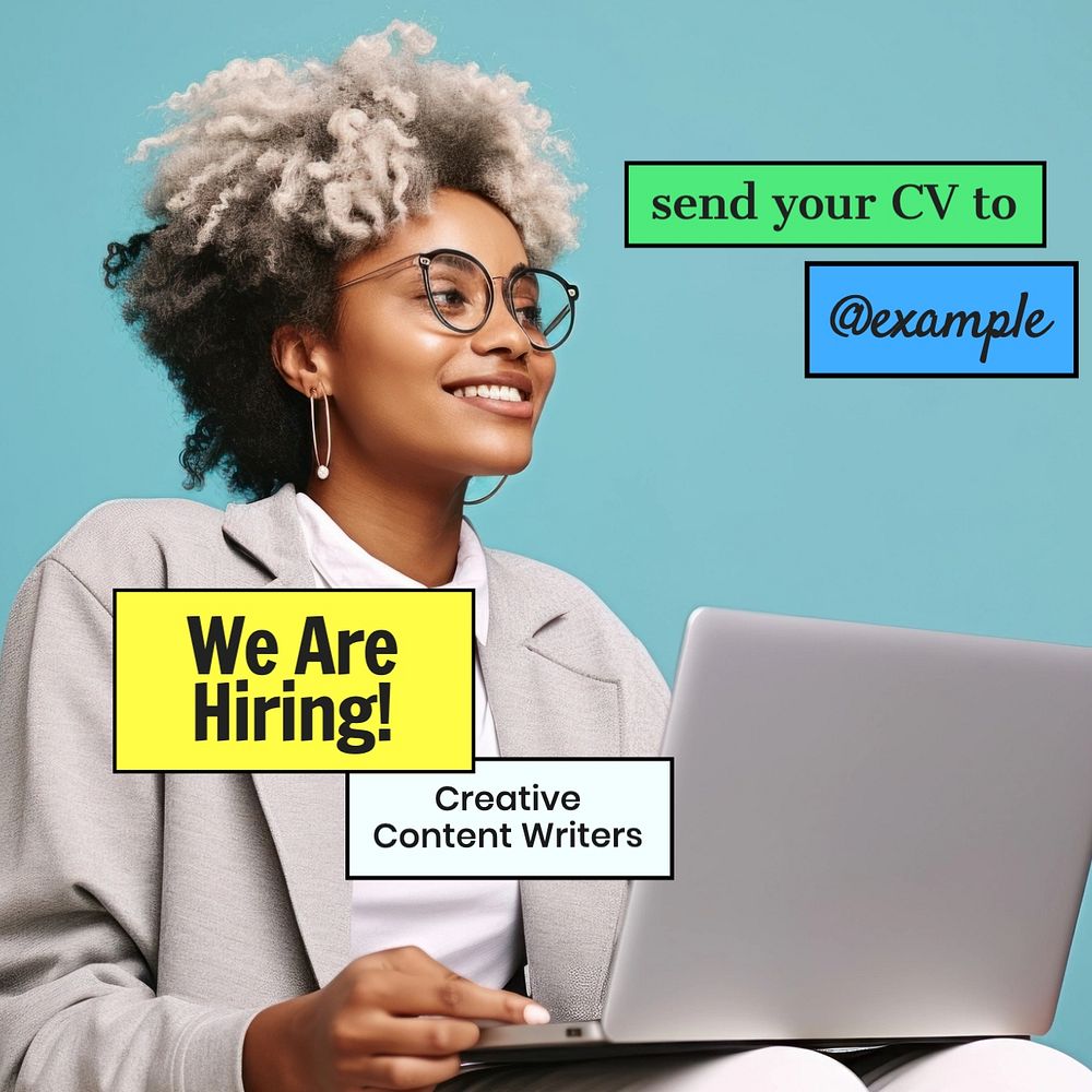 We're hiring Facebook post template