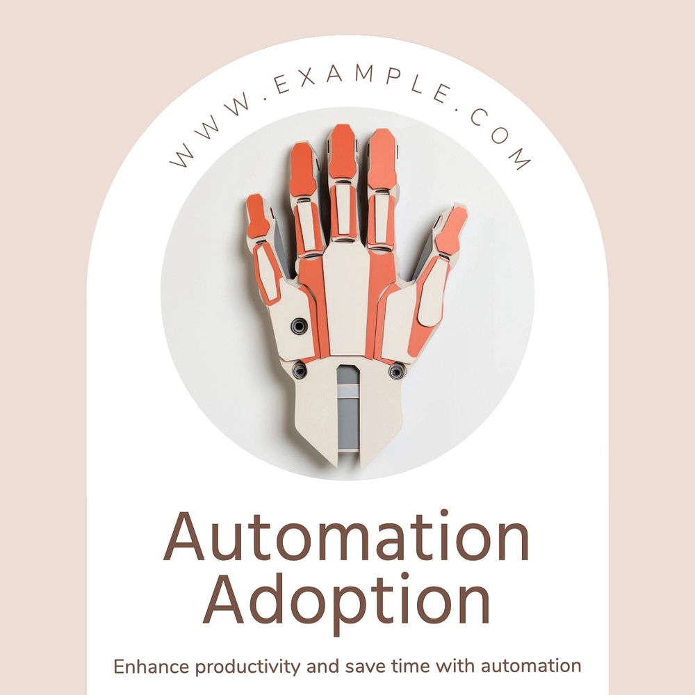 Automation adoption Facebook post template