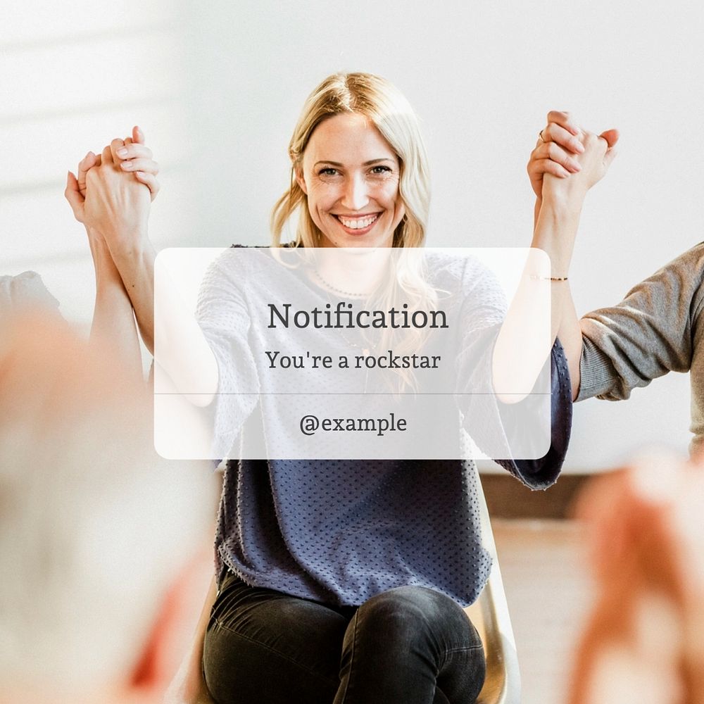 Notification Instagram post template