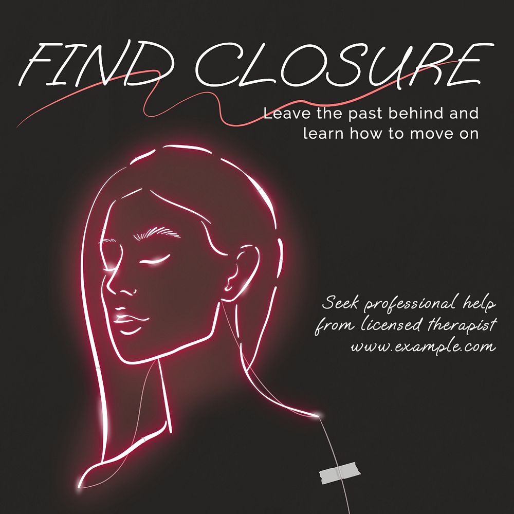 Find closure Facebook post template