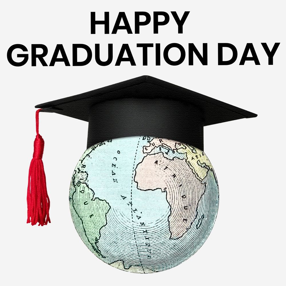 Graduation day Facebook post template