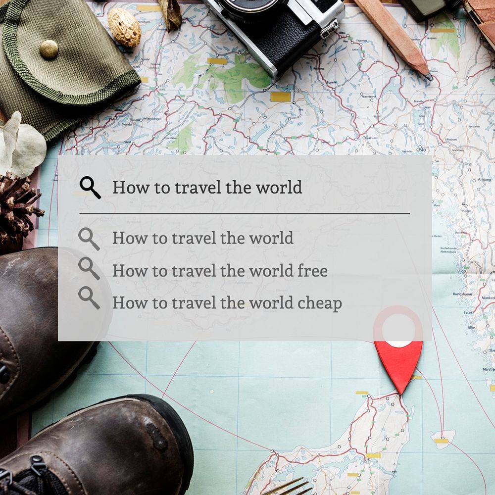 Traveling Instagram post template